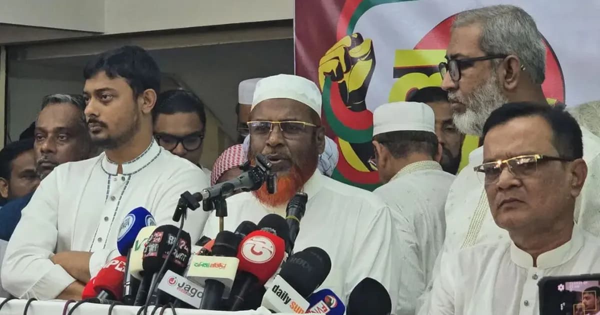 সরকার পতনের কোনো আন্দোলন আমরা করছি না: মিয়া গোলাম পরওয়ার