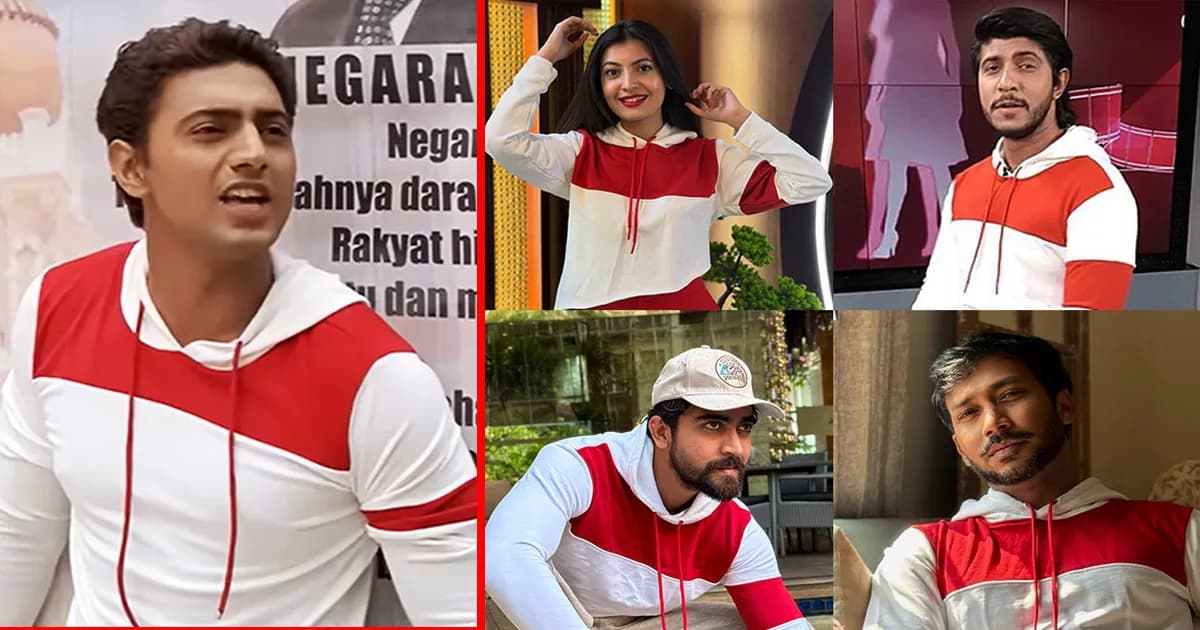 হঠাৎ বাংলাদেশি তারকাদের মাঝে দেবের আইকনিক হুডির ট্রেন্ড