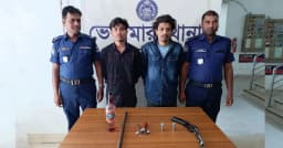 ভেড়ামারায় ডাকাতির প্রস্তুতিকালে অস্ত্র-গুলি, মাদক ও গাড়িসহ গ্রেফতার ৩
