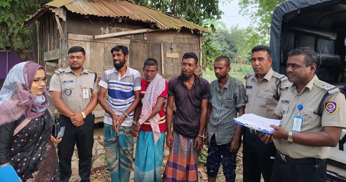 চৌগাছায় মাদকদ্রব্য নিয়ন্ত্রণ অধিদপ্তরের সাঁড়াশি অভিযান: মাদকসহ ৬ জন গ্রেফতার, ৪ জনের কারাদণ্ড