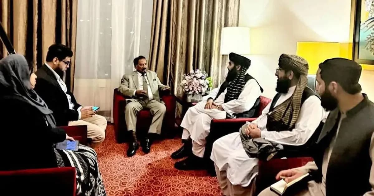 আফগান পররাষ্ট্রমন্ত্রীর সঙ্গে স্পিকার হাফিজ উদ্দিনের বৈঠক