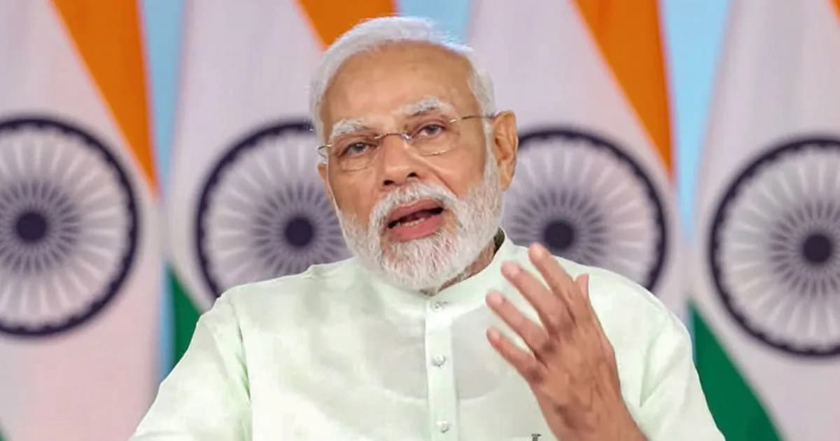 তৃণমূল কংগ্রেস বেআইনি অনুপ্রবেশকারীদের দিচ্ছে আশ্রয়: মোদি