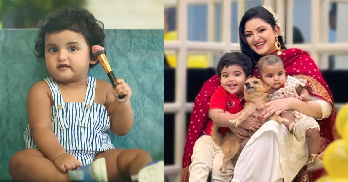 ছেলের পর এবার মেয়েকে ব্র্যান্ড অ্যাম্বাসেডর করলেন পরীমণি