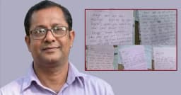 সাংবাদিক পুলক চ্যাটার্জীর লাশের সঙ্গে পাঁচটি চিরকুট, যা লেখা আছে