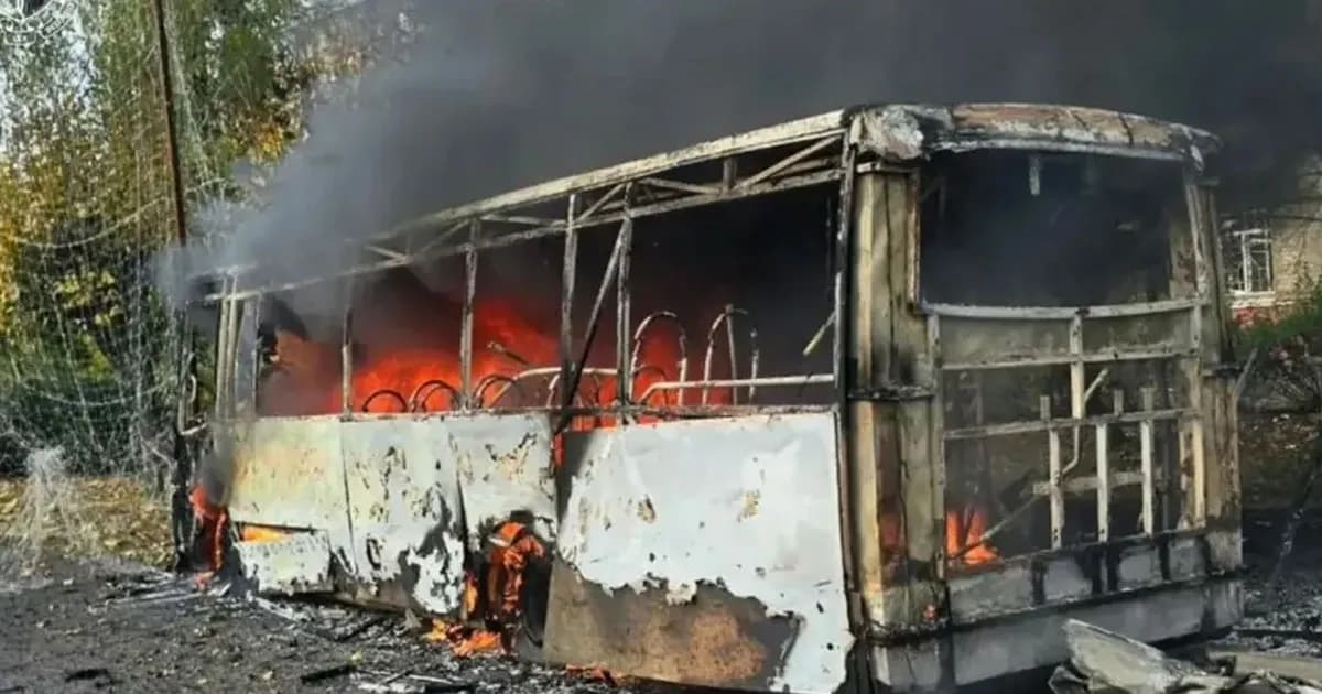 ইউক্রেনের যাত্রীবাহী বাসে রাশিয়ার বোমা হামলা, ৩৩ জন নিহত