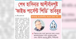 শেখ হাসিনার আশীর্বাদপুষ্ট ‘ফাইভ পার্সেন্ট পিডি’ তবিবুর