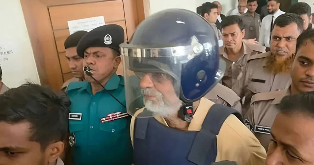 রিমান্ড শেষে আদালতে জামায়াত নেতা আখতারুজ্জামান