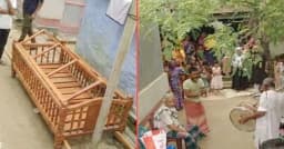কটিয়াদীতে শেষ ইচ্ছা পূরণে ঢাকঢোলের তালে দাফনের প্রস্তুতি, অতঃপর…