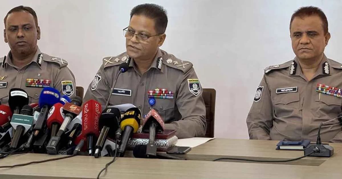 ওসমান হাদি হত্যায় গ্রেফতার দুজনের প্রসঙ্গে যা বললেন আইজিপি