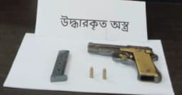 বন্ধুর গায়ে হলুদের আসর থেকে বিদেশি পিস্তলসহ যুবক গ্রেপ্তার