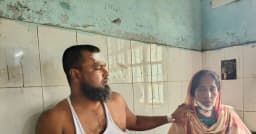 সাপাহারে বাড়িতে ঢুকে দম্পতির ওপর হামলার অভিযোগ