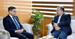 তথ্যমন্ত্রীর সঙ্গে ভারতীয় হাইকমিশনারের বৈঠক