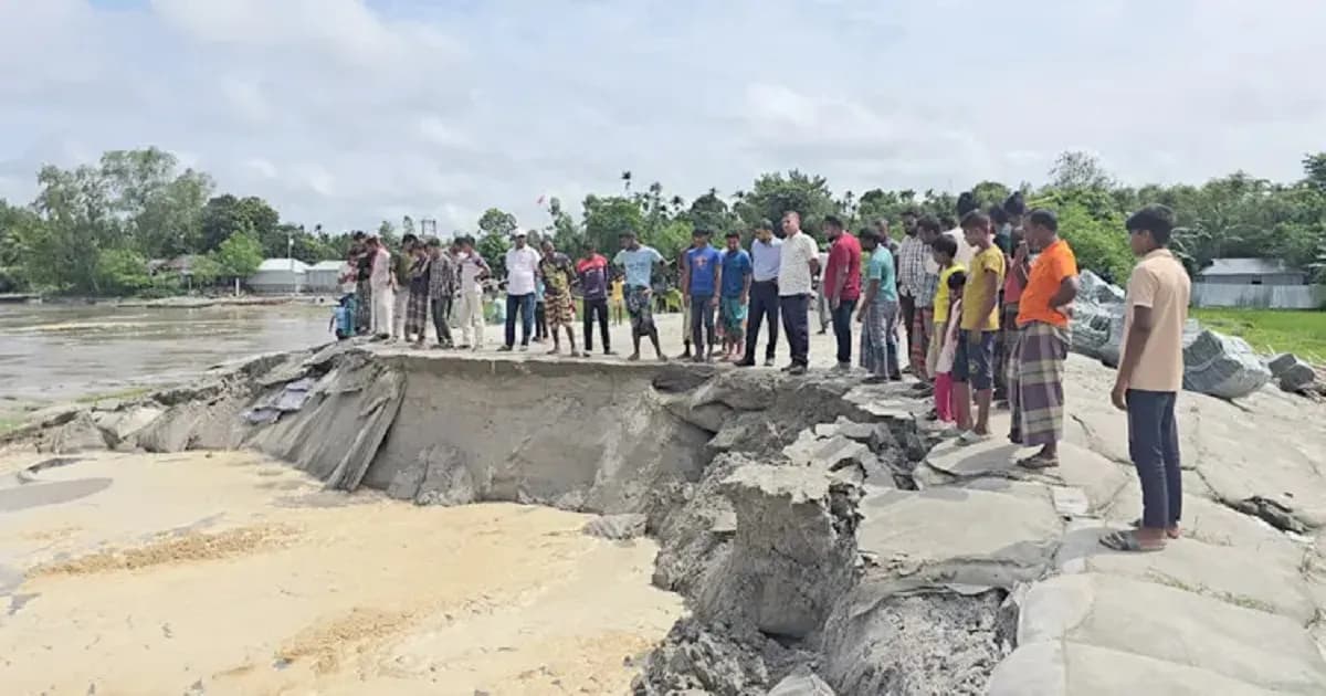 তিস্তার ভাঙনে নিঃস্ব তীরবাসী, বাড়িঘর হারানোর শঙ্কা প্রতিদিন