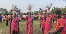 সাপাহারে ১৮৫ দলের অংশগ্রহণে বর্ণিল কারাম উৎসব