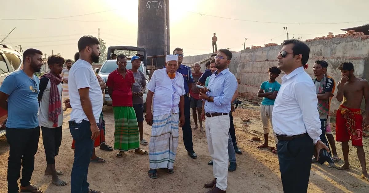 ধামরাইয়ে ৩ অবৈধ ইটভাটায় ১২ লাখ ৫০ হাজার টাকা জরিমানা