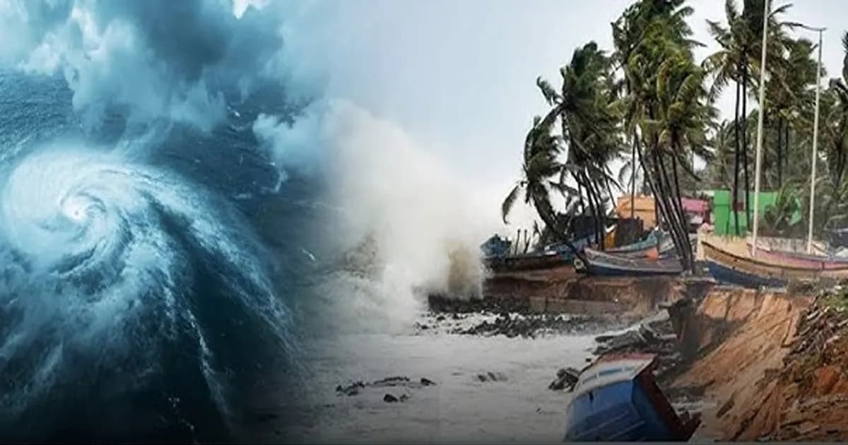 ঘূর্ণিঝড় ‘মন্থা’ আসছে, যেদিন থেকে প্রভাব পড়বে বাংলাদেশে