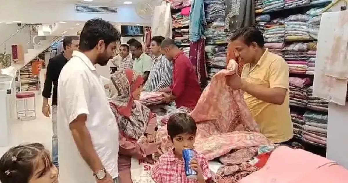 এবার কলকাতার মার্কেটে বাংলাদেশি ক্রেতাদের ভিড় নেই