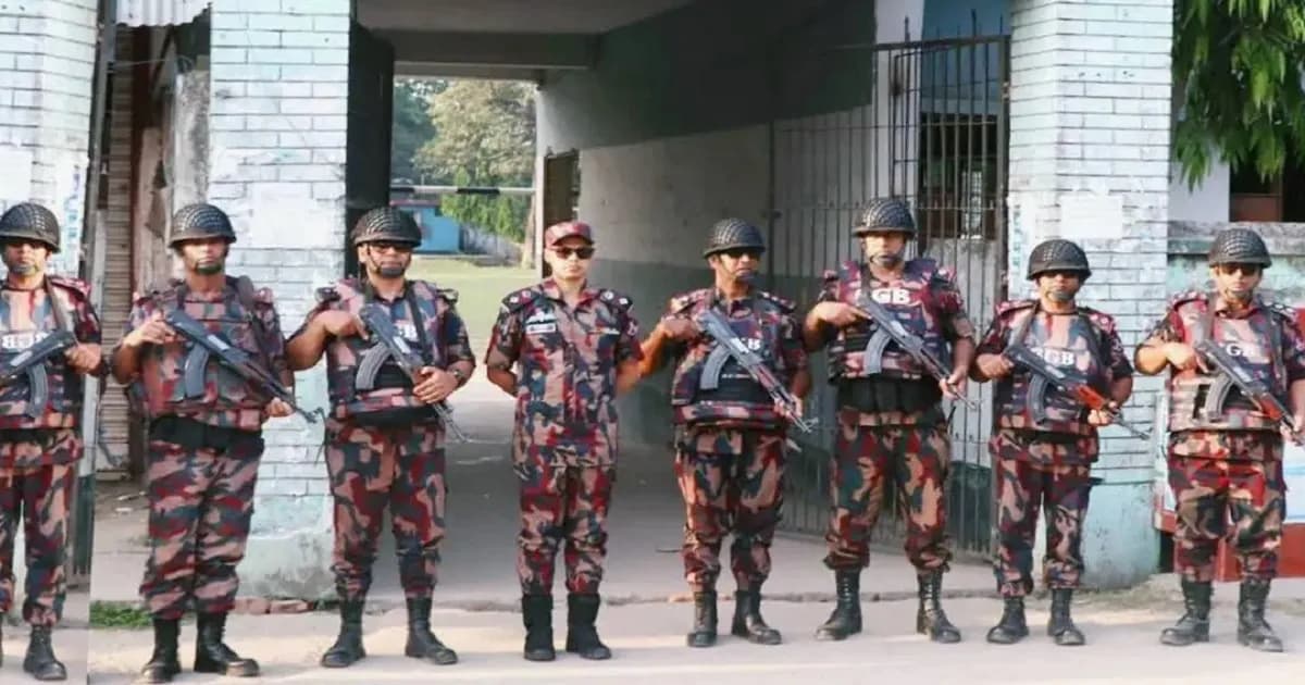বগুড়ায় নিরাপত্তা জোরদারে মোতায়েন ৮ প্লাটুন বিজিবি