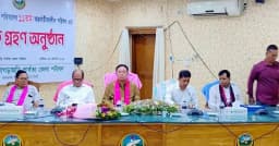 খাগড়াছড়ি জেলা পরিষদের নবনিযুক্ত চেয়ারম্যানের দায়িত্ব গ্রহণ