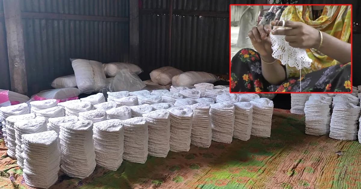 বিদেশে কোটি টাকার জালি টুপি রপ্তানি, কম মজুরিতে কষ্টে নারী কারিগররা