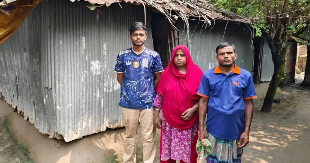 ঢাবিতে ভর্তি হয়েও থমকে যাচ্ছে আলামিনের পড়াশোনা