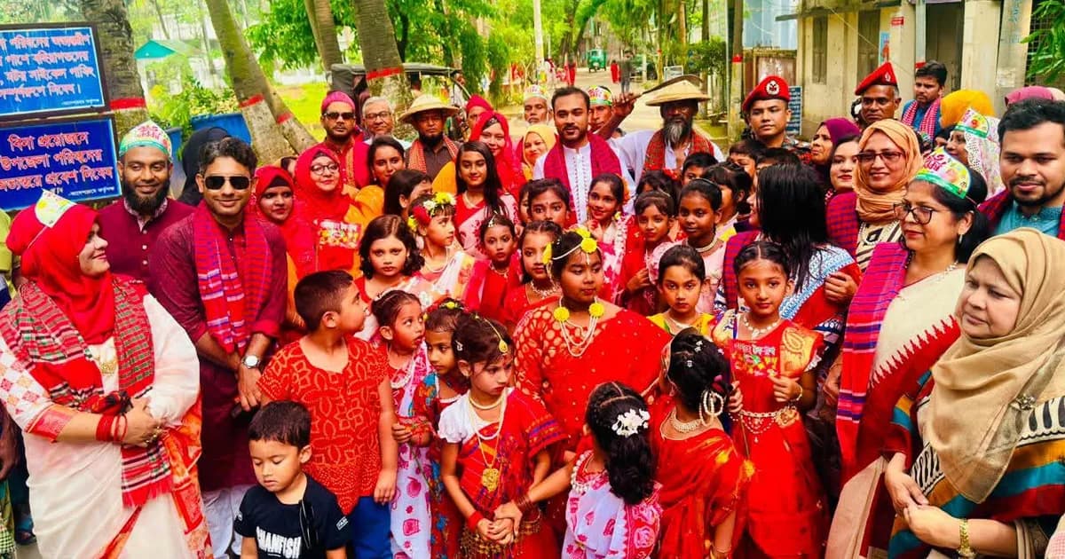 ঐতিহ্য ও সংস্কৃতির মেলবন্ধনে কালীগঞ্জে বর্ণিল নববর্ষ উদযাপন