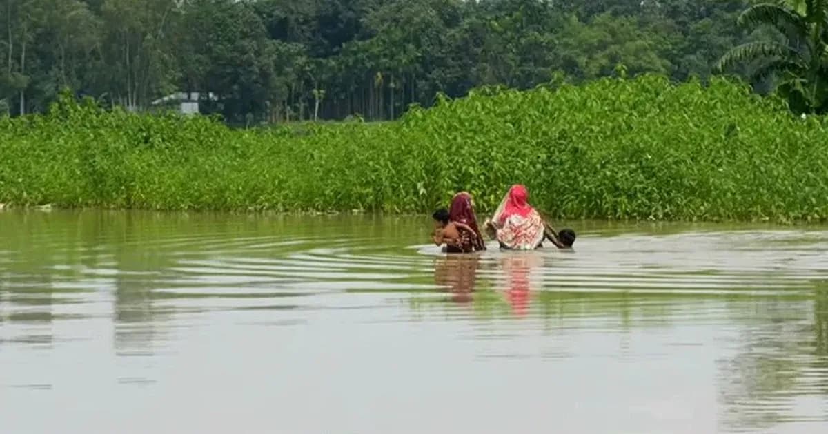 বরাদ্দ ছিল ৩০ মেট্রিক টন চাল, তবু ত্রাণ পেলেন না বন্যার্তরা