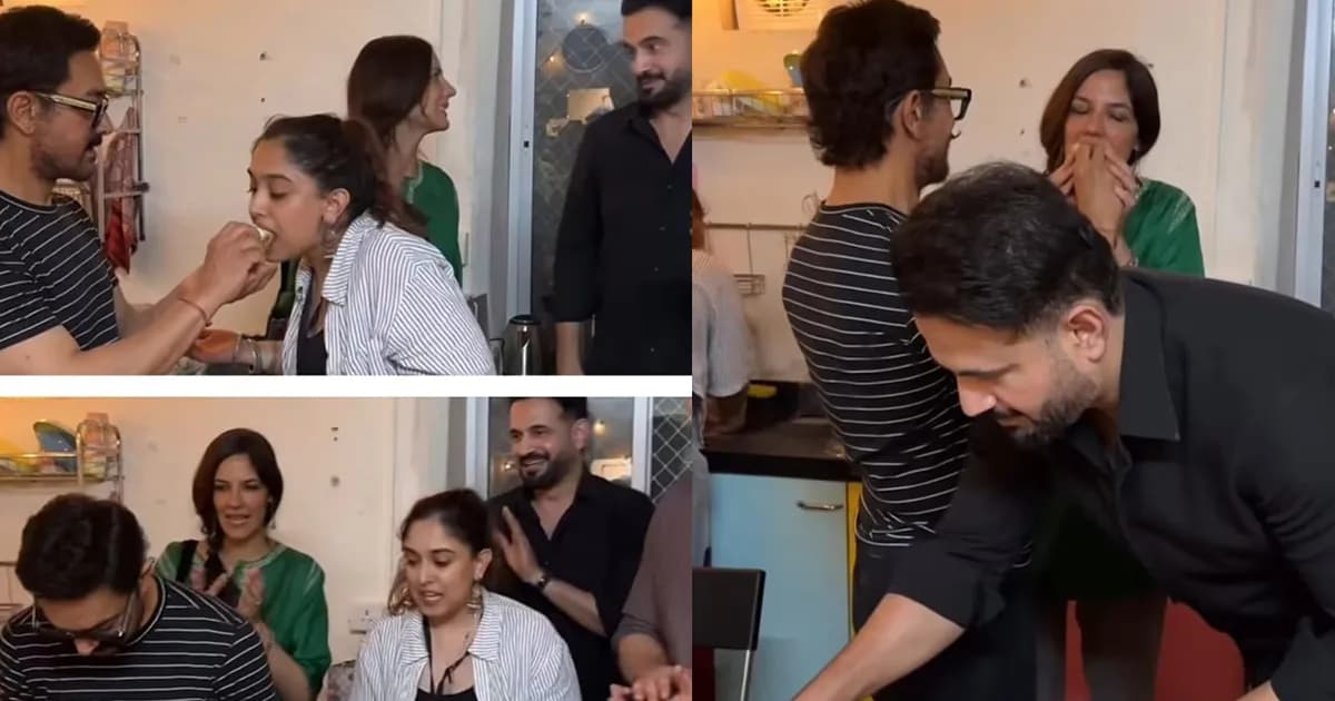 প্রাক্তন দুই স্ত্রী ও নতুন প্রেমিকা নিয়ে জন্মদিন পালন করলেন আমির খান