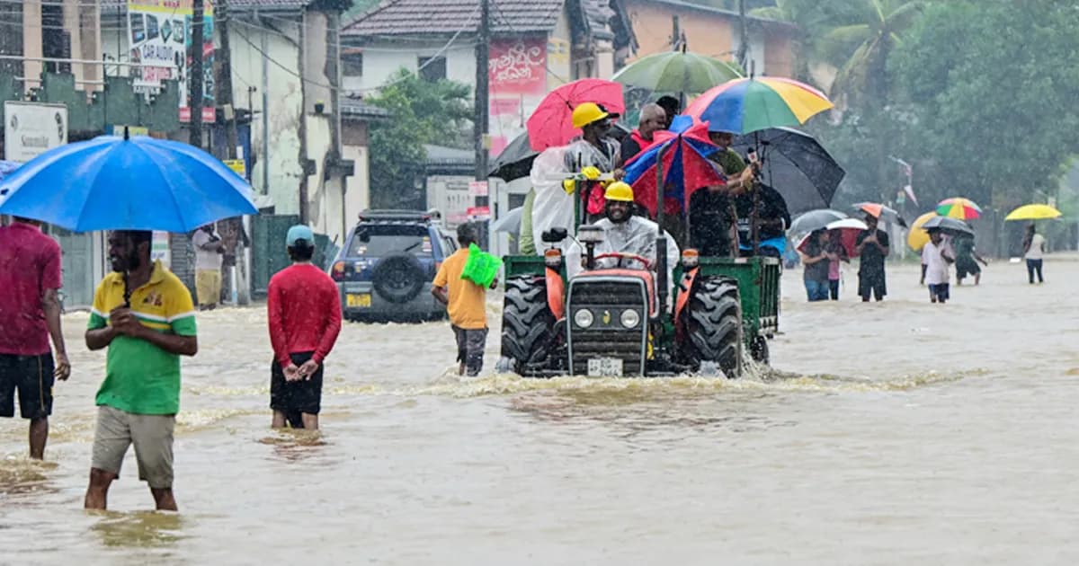 শ্রীলঙ্কায় বন্যা–ভূমিধসে মৃত্যু বেড়ে ১২৩, নিখোঁজ শতাধিক