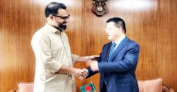 হামজা-সামিতদের জন্য চীনকে ক্রীড়া প্রতিমন্ত্রীর আমন্ত্রণ