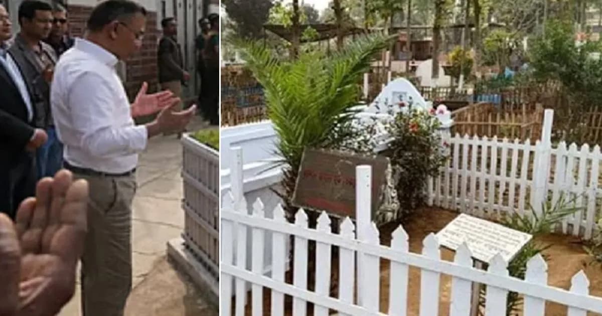 নানা-নানির কবর জিয়ারত করলেন প্রধানমন্ত্রী তারেক রহমান