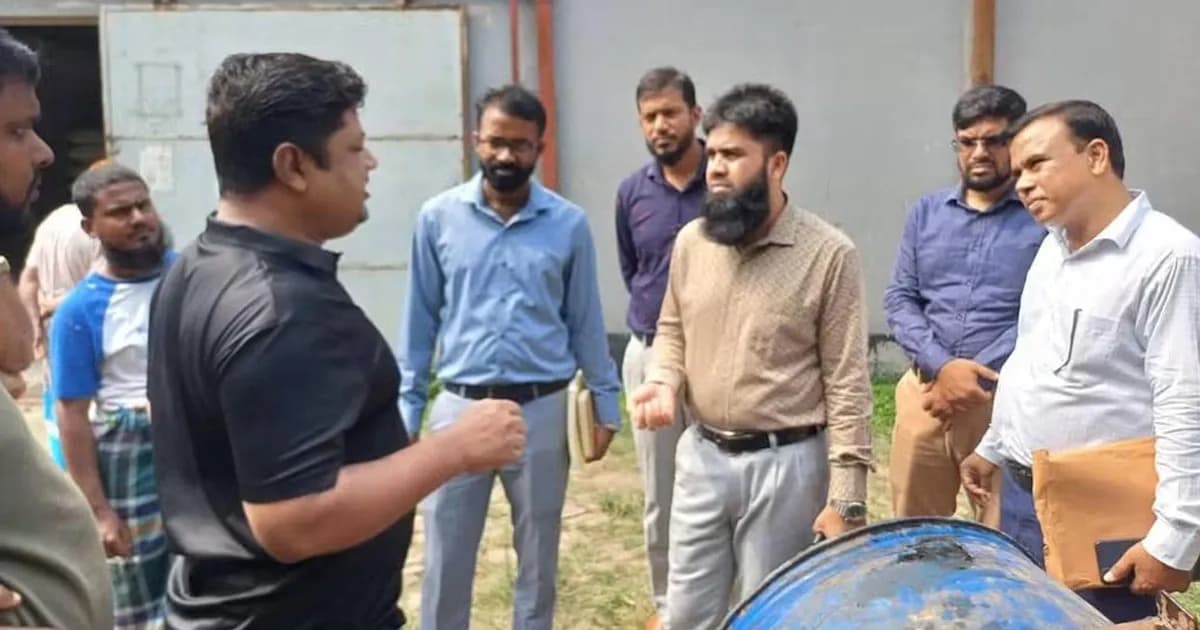 ময়মনসিংহে লাইসেন্স ছাড়াই গো-খাদ্য উৎপাদন, ৫০ হাজার টাকা জরিমানা
