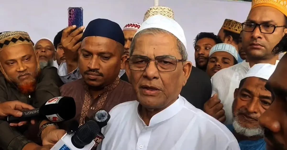 ভেদাভেদ ভুলে ঐক্যবদ্ধ হওয়ার আহ্বান মির্জা ফখরুলের