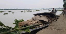 কুড়িগ্রামে চার নদীর তীব্র ভাঙন, বাড়ছে বন্যার আশঙ্কা