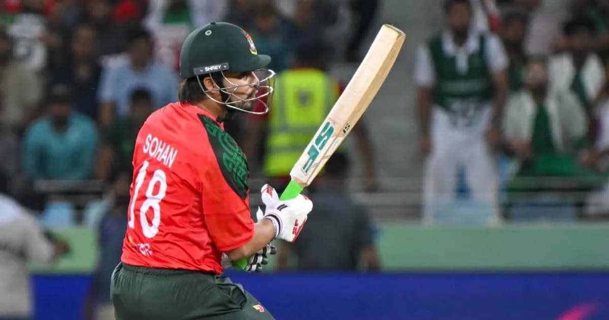 সোহান-শামীমের ব্যাটে ভর করে সিরিজ জিতল বাংলাদেশ