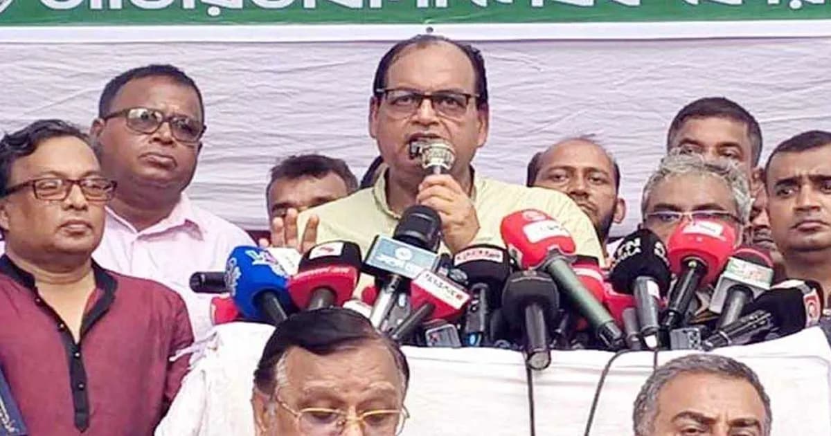 নির্বাচন ছাড়া ক্ষমতা পরিবর্তনের কোনো বিকল্প নেই: শামসুজ্জামান দুদু