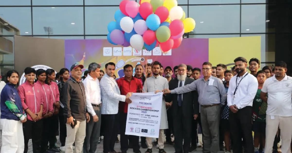 বসুন্ধরা স্পোর্টস সিটিতে স্কোয়াশ চ্যাম্পিয়নশিপের উদ্বোধন