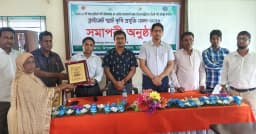 বালিয়াকান্দিতে ক্লাইমেট স্মার্ট কৃষি প্রযুক্তি মেলার সমাপনী