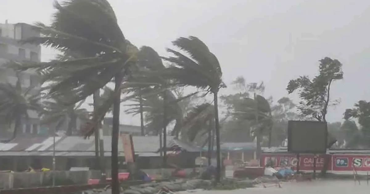 সন্ধ্যার মধ্যে ৬০ কিমি বেগে ঝড়ের আভাস