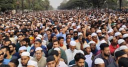 কয়েক লাখ মানুষের ঢলে শহীদ হাদির স্মরণকালের বৃহত্তম জানাজা