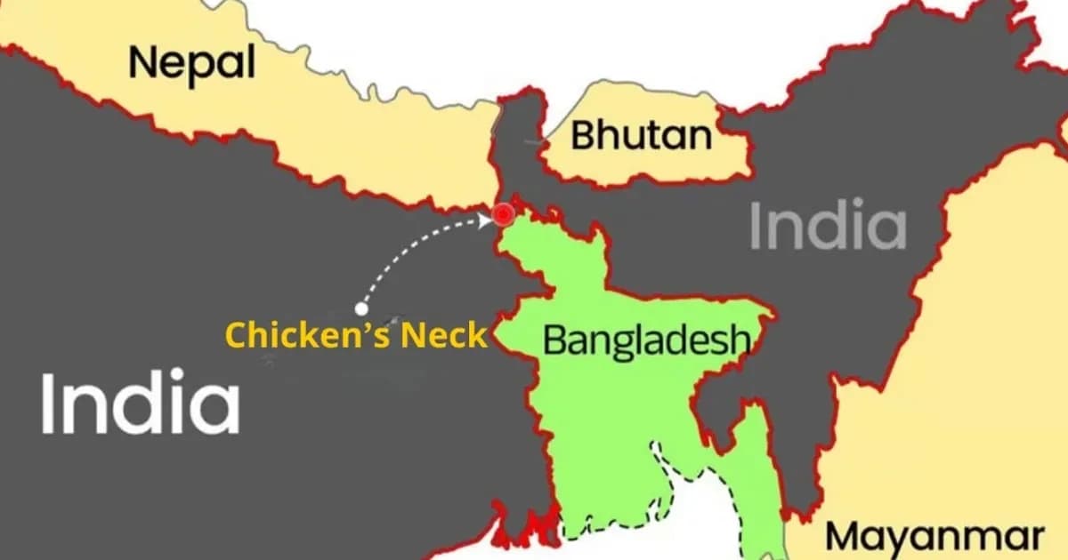 বাংলাদেশ সীমান্তঘেঁষা চিকেনস নেক নিয়ে নতুন পরিকল্পনা ভারতের
