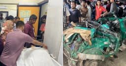 টানেল মোড়ের দুর্ঘটনা, বাঁচানো গেল না গর্ভের সাত মাসের সন্তানকে