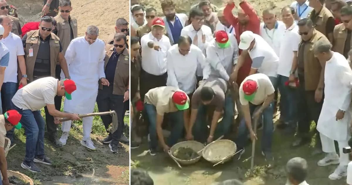 খাল পুনঃখনন কর্মসূচি উদ্বোধন করলেন প্রধানমন্ত্রী তারেক রহমান