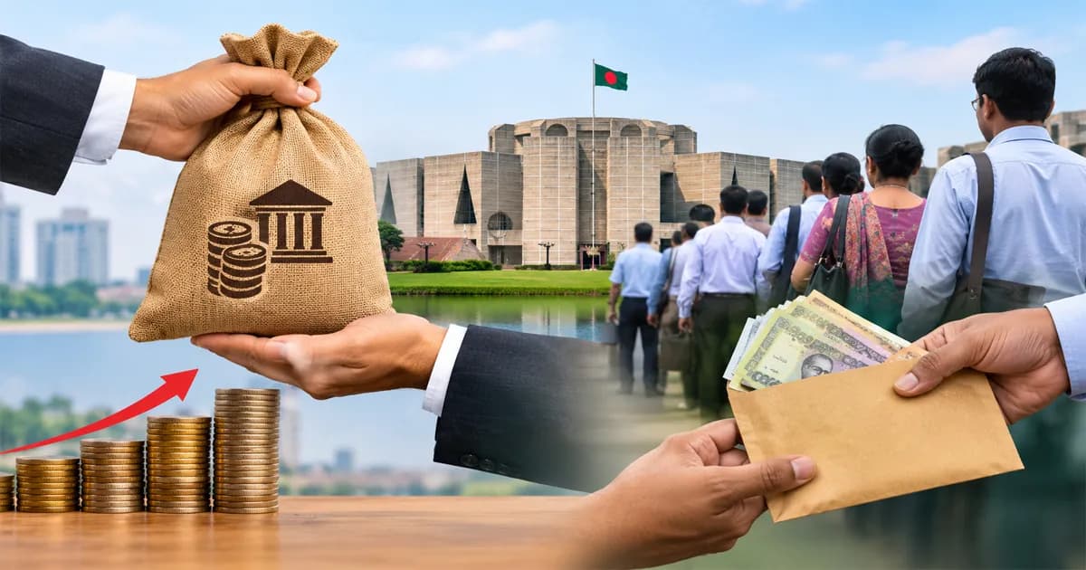 সরকারি বেতন দিতে আরও ৫ হাজার কোটি টাকা ঋণ নিচ্ছে সরকার
