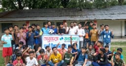 তরুণদের খেলাধুলায় ফেরাতে বসুন্ধরা শুভসংঘের ৩ মাসব্যাপী ফুটবল বিতরণ কর্মসূচি