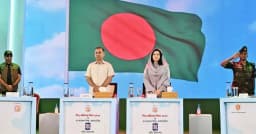 শিশুদের বরণে শিশু অধিকার দিবসের অনুষ্ঠানে প্রধানমন্ত্রী
