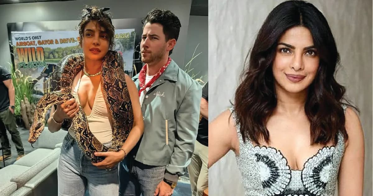 গলায় সাপ জড়িয়ে ছবি পোস্ট প্রিয়াঙ্কার