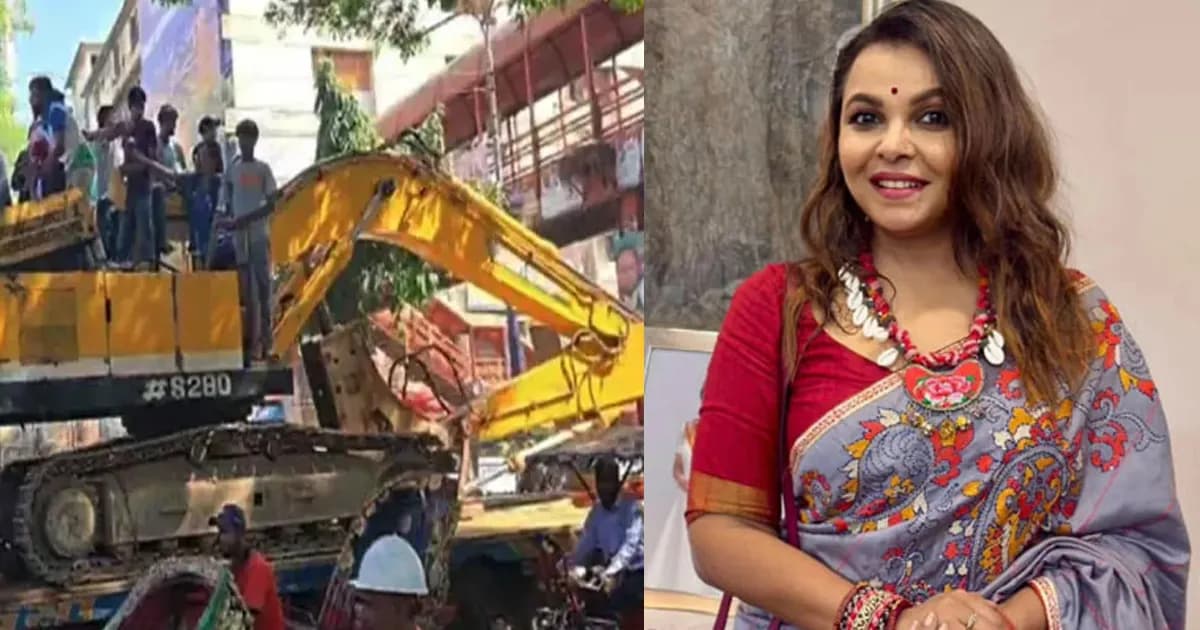 ৩২ নম্বরে বুলডোজার নিয়ে যাওয়া দলকে ‘রাজাকার’ আখ্যা দিলেন শাওন