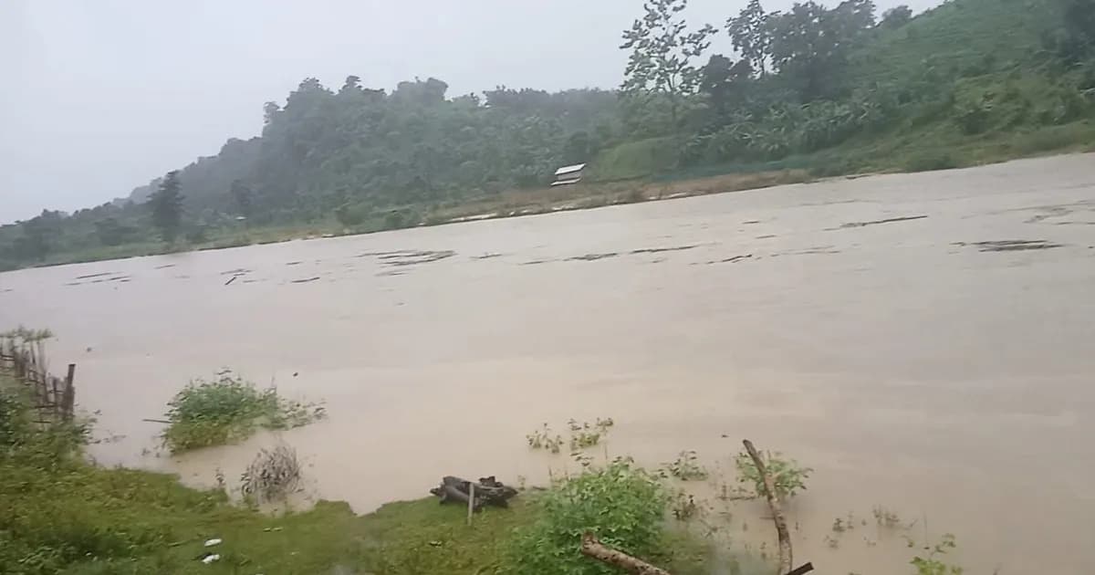 মৌলভীবাজারে টানা বৃষ্টিতে দুর্ভোগ, ২৪ ঘণ্টায় রেকর্ড ৯১ মিমি বৃষ্টি