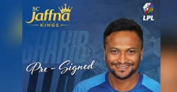সরাসরি চুক্তিতে লঙ্কা প্রিমিয়ার লিগে দল পেলেন সাকিব আল হাসান